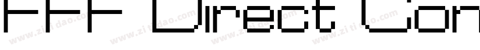 FFF Direct Condensed字体转换